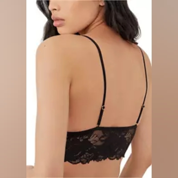 FREE PEOPLE INTIMATELY EVERYDAY LACE LONGLINE BRA 2-PACK IN BLACK COMBO - Picture 4 of 8